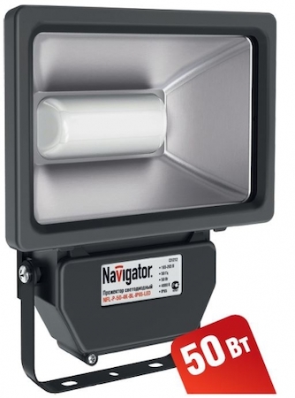 94648 Светильник Navigator 94 648 NFL-P-50-6K-BL-IP65-LED