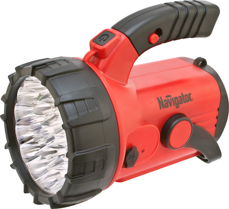 94960 Фонарь Navigator 94 960 NPT-SP06-ACCU Прожект/кемп. 23+18+4LED, аккум.4В, 2Ач.