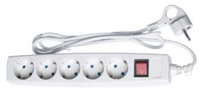 94158 Сетевой фильтр Navigator 94 158 NSP-05-500-ESC-Gr 3х0,75 с/з 5гн. 5м