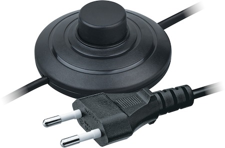 61601 Шнур Navigator 61 601 NPS-FS01-170-2x0.5-BL 1.7м с выкл. черный
