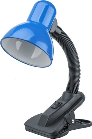 61641 Светильник Navigator 61 641 NDF-C011-60W-B-E27 прищепка, синий