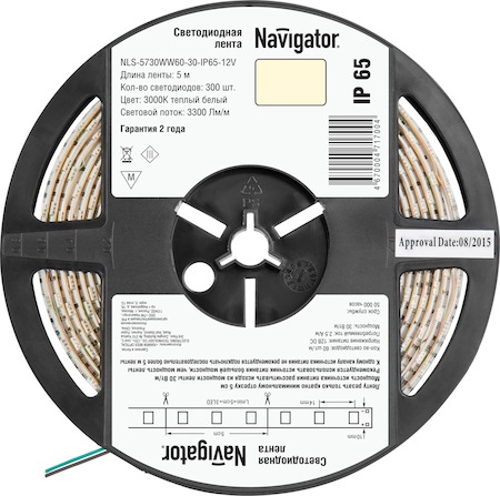 71700 СД Лента Navigator 71 700 NLS-5730WW60-30-IP65-12V R5