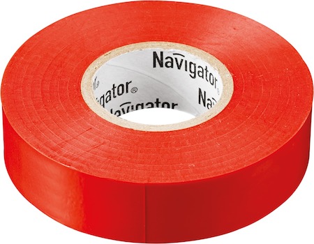 71111 Изолента Navigator 71 111 NIT-A19-20/R красная