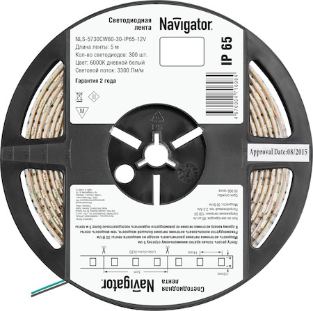 71698 СД Лента Navigator 71 698 NLS-5730CW60-30-IP65-12V R5