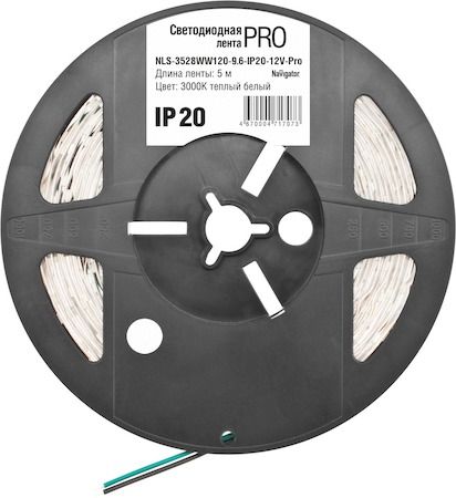 71707 СД Лента Navigator 71 707 NLS-3528WW120-9.6-IP20-12V-Pro R5