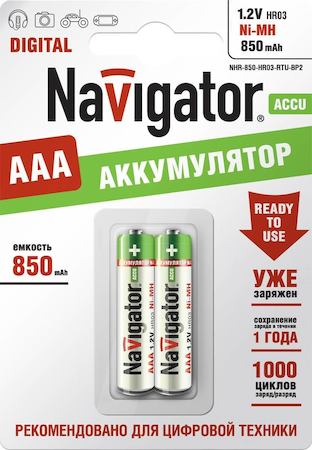 94784 Аккумулятор Navigator 94 784 NHR-850-HR03-RTU-BP2