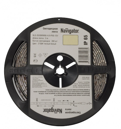 71410 СД Лента Navigator 71 410 NLS-3528WW120-9.6-IP20-12V R5