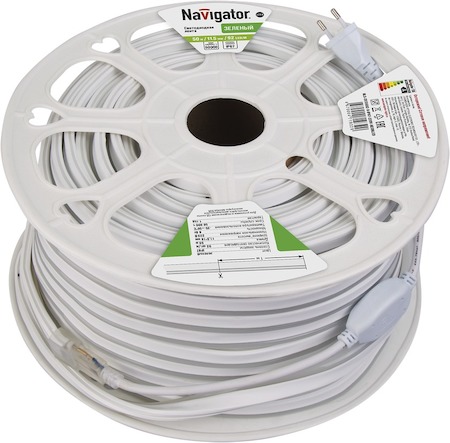 71932 СД Лента Navigator 71 932 NLS-2835G92-9-IP67-220V-NEONLED R20