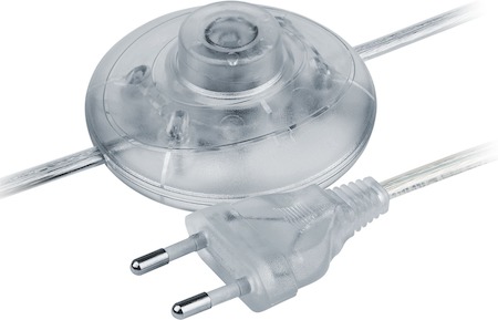 61719 Шнур Navigator 61 719 NPS-FS01-170-2x0.5-TR 1.7м с выкл. прозрачный