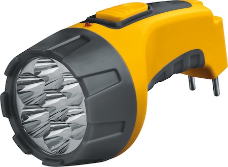 Фото Navigator 94952 NPT-CP04-ACCU Пласт. 7LED, прям. зар-ка, акк.4В, 800мАч. фонарь