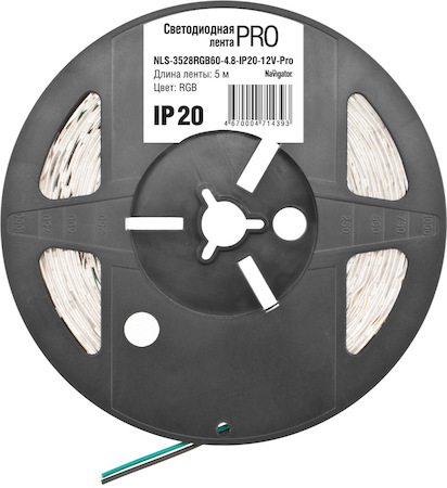 71439 СД Лента Navigator 71 439 NLS-3528RGB60-4.8-IP20-12V-Pro R5