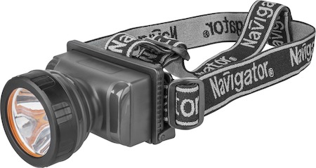 61284 Фонарь Navigator 61 284 NPT-H10-ACCU налоб 1LEDx2Вт 2 реж акк.3.7В, 1,8Ач