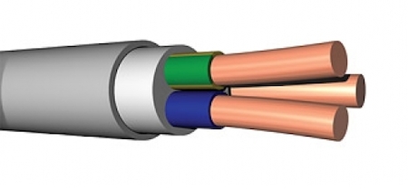 NYM-J 3x1,5 Кабель медный силовой NYM    3х1,5 мм кв. Nexans