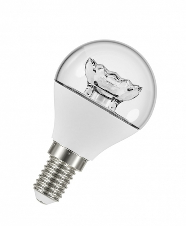 Фото Osram 4052899971622 Лампа LED шар прозрачный E14 5,4W 830