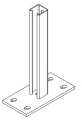 Ostec СНССэг4141-1500 Стойка напольная сварная СТРАТ 4141-1500 (гальваника)
