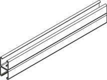 Ostec СП4141225С-3 Монтажный профиль СТРАТ двойной 2х41х41х3000 (2,5 мм)