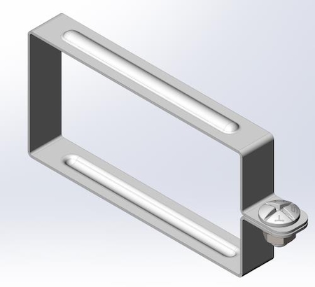 Ostec ХКУ-100х65 Хомут крышки лотка универсальный 100х65