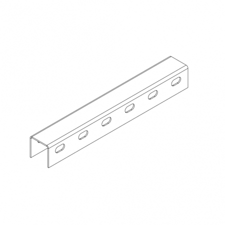 Ostec СПо404025U2-3 Профиль монтажный U-образный 40х40х3000 (2,5 мм) (окрашенный)