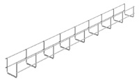 Ostec ПЛМгц-70.50 Проволочный лоток 70х50х3000 (горячий цинк)