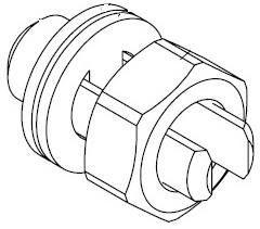 Ostec ЗШП10к Заземляющая шпилька М10 (комплект)