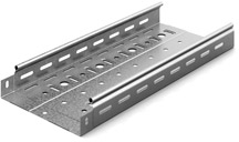 Ostec ЛПМЗТ(М)гц-200х50 (1 мм) Металлический лоток перфорированный 200х50х2500 (1 мм) (горячий цинк)