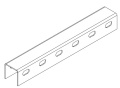 Ostec СП505025U2-3 Профиль монтажный U-образный с боковой перфорацией 50х50х3000 (2,5 мм)