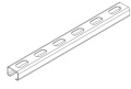 Ostec СПч302015С1-3 Профиль монтажный С-образный 30х20х3000 (1,5 мм) (неоцинк.)