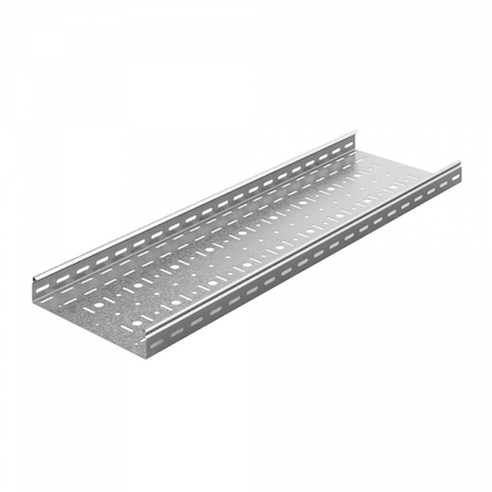 Ostec УЛ(П)-200х50х3000 (1 мм) Универсальный лоток перфорированный 200х50х3000 (1 мм)