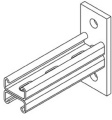 Ostec ККСо412125-2-300 Кронштейн консольный СТРАТ двойной 412125-300 (окрашенный)
