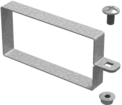 Ostec ХКЛКР-400х200 Хомут крышки лестничного лотка ЛКР 400х200