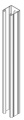 Ostec СНСгц414115-1000 Стойка настенная СТРАТ 414115-1000 (горячий цинк)