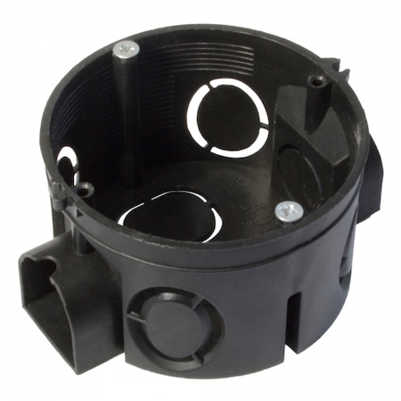 Коробка установочная 80-0500-1С безгалогенная (HF) 64х40 с саморезами (224шт/кор) Промрукав
