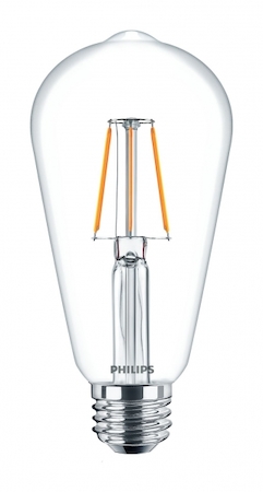 Philips 929001237308 Лампа LEDClassic 4-50W ST64 E27 WW CL
