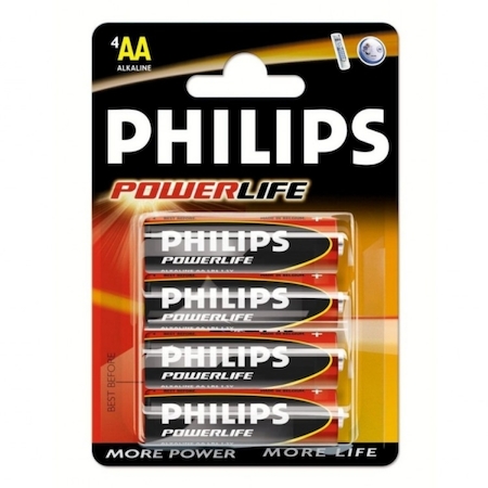 C00425331BSRC Элемент питания Philips LR6-4BL POWERLIFE (48/864/17280)