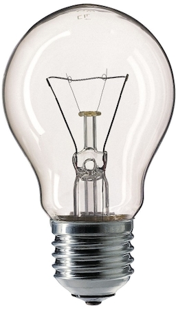 Philips 872790002130184 Pila Лампа накаливания груша A55 75W 230V E27 CL.1CT/12X10F