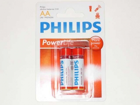 C00402731A1ZC Элемент питания Philips LR6-2BL POWERLIFE (24/432/10800)