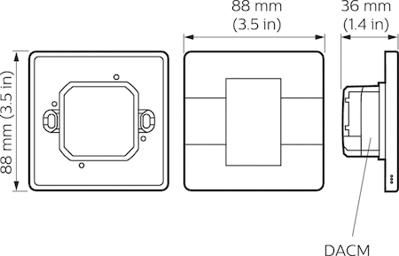 Philips 68526500 Lighting control system component - Dynalite User Interface