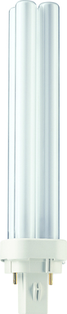 Philips 62100970 MASTER PL-C 2 Pin - Compact fluorescent lamp without integrated ballast - Power: 26 W - Метка энергоэффективности (EEL): B - Коррелированная цветовая