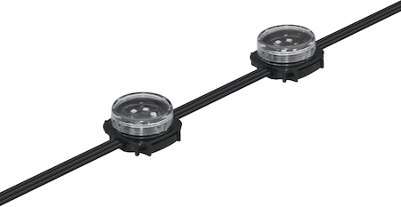 Philips 62306999 50 pcs - Clear flat 4 inch separated - Black - Цвет: Black