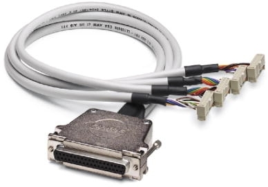 Phoenix Contact 2302489 CABLE-D37-M2,5/4X14/100/Y81P-O