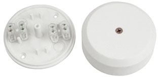 Plast Electro PE 410 027/4 б PE Коробка распределительная круглая белая d=60х25