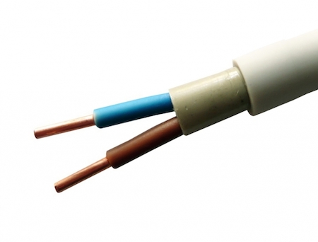 Prysmian NYM-О 2x1,5 рэк Кабель медный силовой NYM    2х1,5 мм кв "РЭК- PRYSMIAN"
