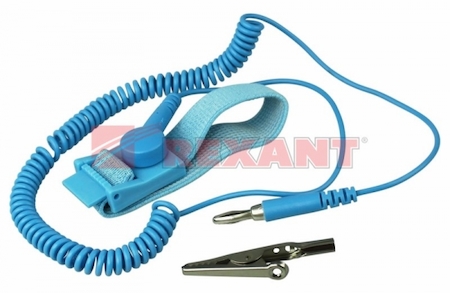 12-0255 Антистатический браслет  (HT-611-6)  (ZD-152)  REXANT