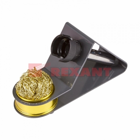 12-0309 Подставка под паяльник + стружка для очистки жала  (ZD-10W)  REXANT