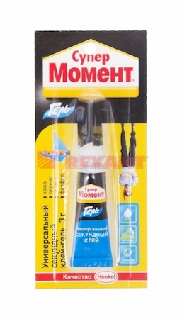 REXANT 09-1307-1 Клей "Супер Момент ГЕЛЬ" (3гр)  на мульти-карте