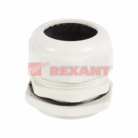REXANT 07-8048 Кабельный ввод PG-48 (34-44 мм) серый 