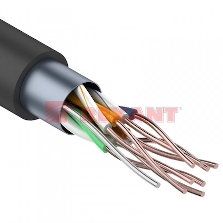 Фото Rexant 01-0146 Кабель FTP 4х2х24AWG кат.5е медь наруж. прокл. 305м (м)