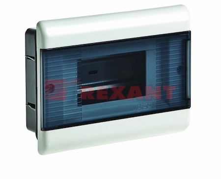 REXANT 81-4325 Щиток с/п на 6 мод. с двер. 160х132х90мм (68126)
