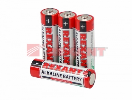 30-1027 Стоимость за 1 шт (блистер 4шт)  AA/LR6 "REXANT" 1,5 V 