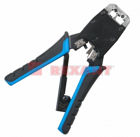 REXANT 12-3434-1 Кримпер для обжима  8P8C / 6P4C  (HT-500R)  (TL-500R)  ТАЙВАНЬ
